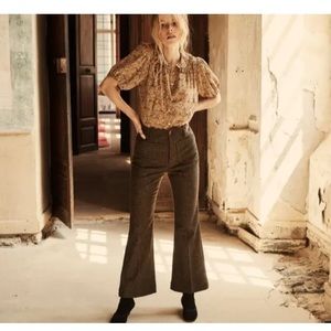 DOEN MINNOW HIGH RISE PANT SIZE 0 SOLD OUT DARK FERN